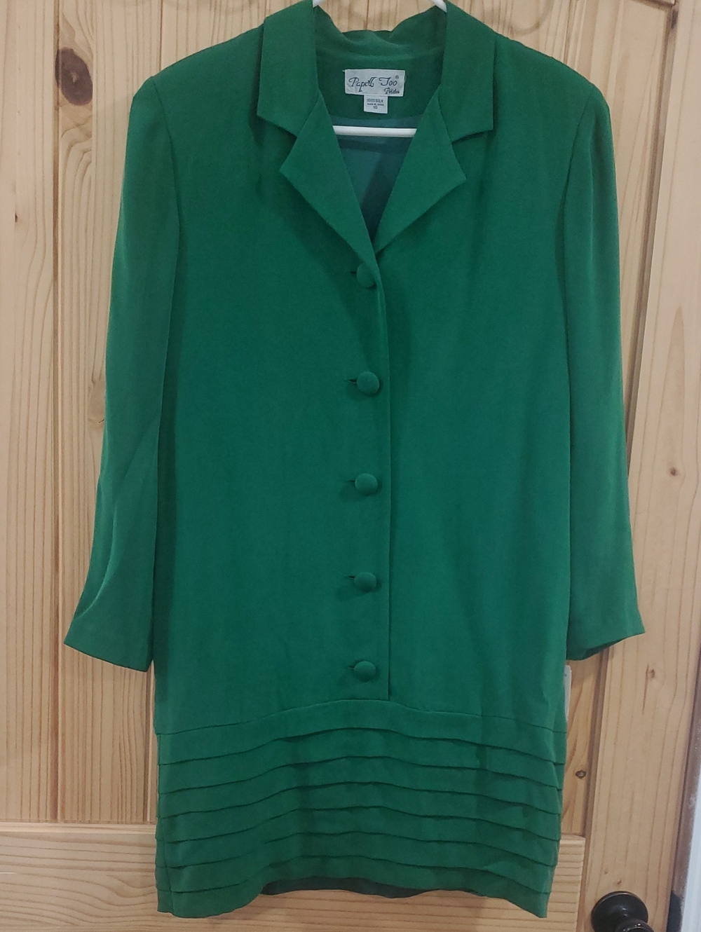 Nwt Vintage Papell Too Silk Dress